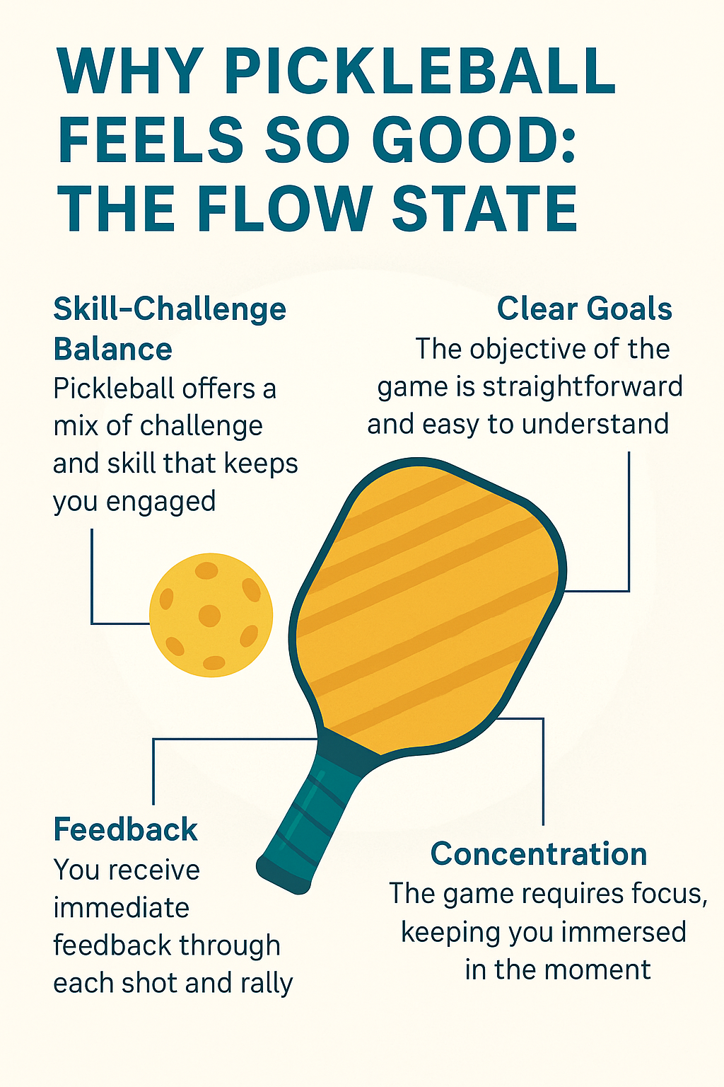 Pickleball Flow Infographic